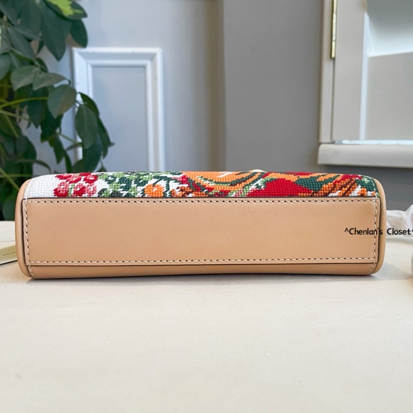 🔥NeW! Tory Burch Lee Radziwill Needlepoint Petite Bag - Picture 10 of 15